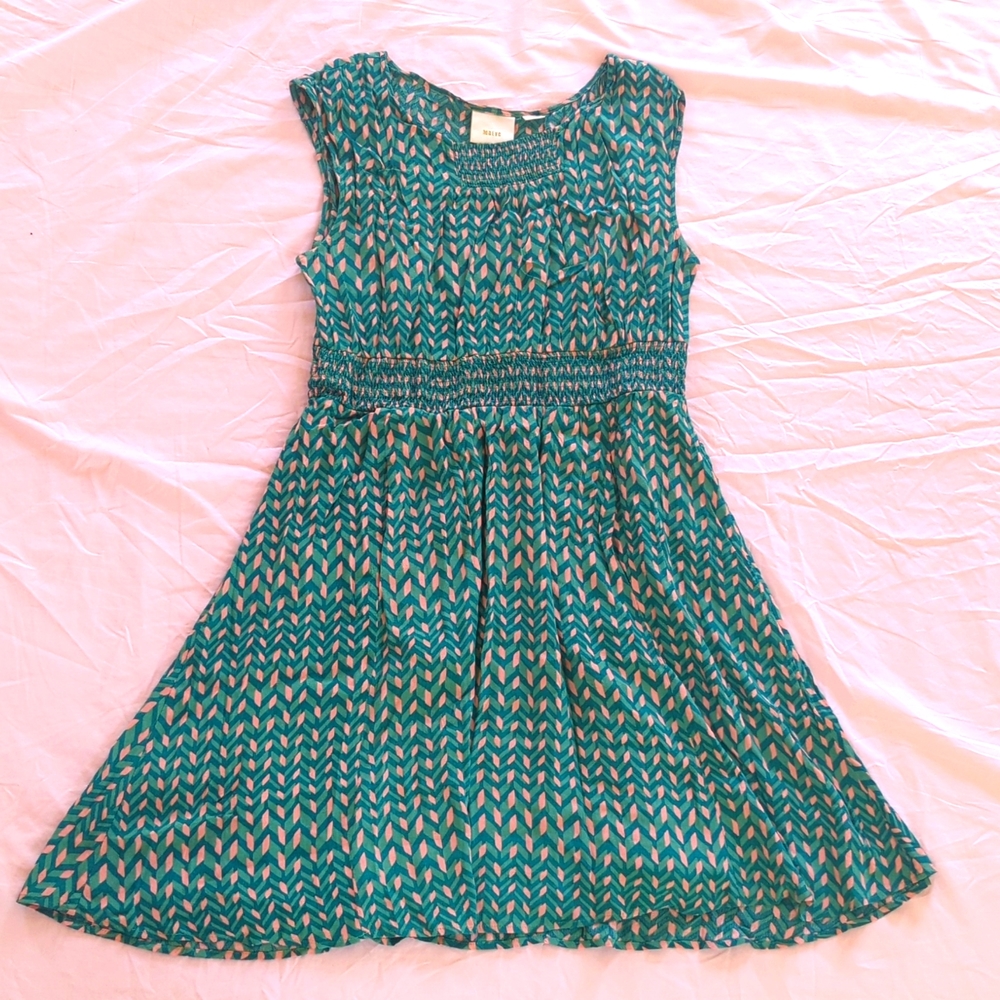 MAEVE | Anthropologie Evaline Chevron Print Dress